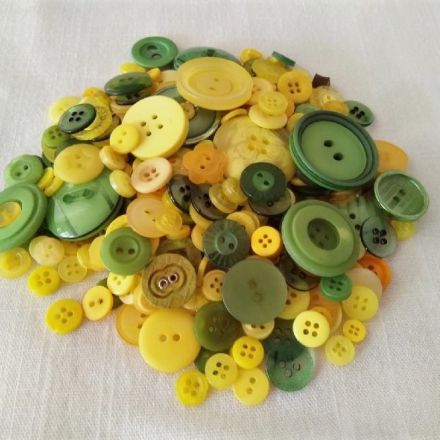 Galanterie: Plastové knoflíky 8-43 mm (120ks) - mix