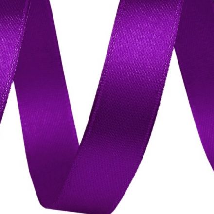 Galanterie: Atlasová stuha šíře 12 mmn - tmavě fialová