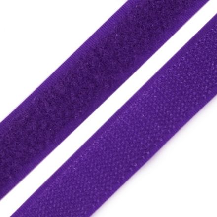 Galanterie: Suchý zip šíře 20 mm - fialová