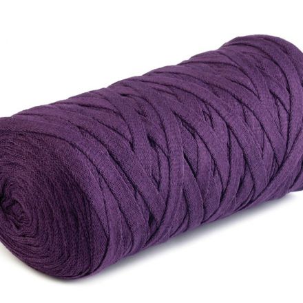 Galanterie: Špagety ploché Ribbon 250g - tm. fialová