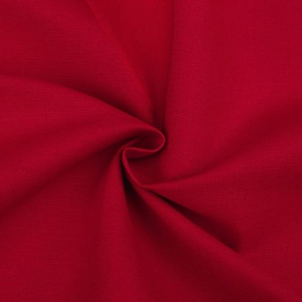 Metráž: Len s viskózou šíře 140 cm - červená