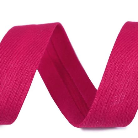 Galanterie: Šikmý proužek elastický šíře 20 mm - pink