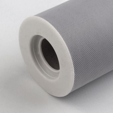 Galanterie: Tyl / stuha šíře 15 cm - šedá