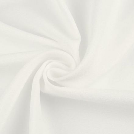 Metráž: Satén krešovaný šíře 145 cm - bílá
