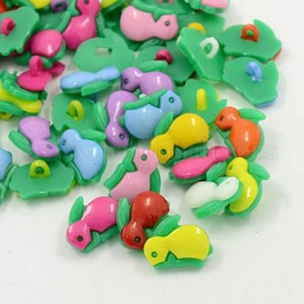 Galanterie: Plastový knoflík 13x17 mm (5ks)