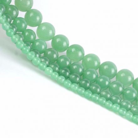 Galanterie: Minerální korálky Avanturín 8 mm (1ks)