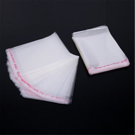Galanterie: PP sáček s lepicí klopou 6x8 cm (20ks)