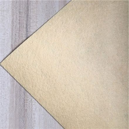 Galanterie: Látková dekorativní plsť / filc 20 x 30 cm (1ks) - krémová