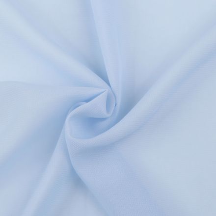 Metráž: Šifon šíře 150 cm (1m) - modrá světlá