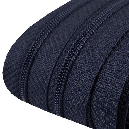 Galanterie: Zip spirálový šíře 3 mm (1m) - tmavě modrá