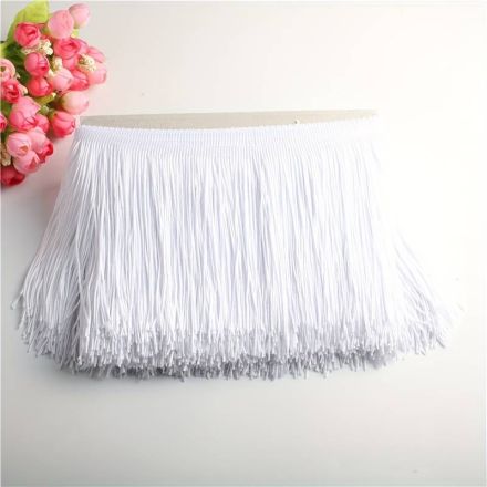 Galanterie: Třásně šíře 50 cm (1m) - bílá