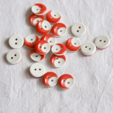 Galanterie: Plastový knoflík 12 mm (10ks)