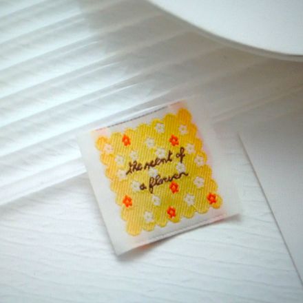 Galanterie: Nášivka / štítek Handmade (1ks) 