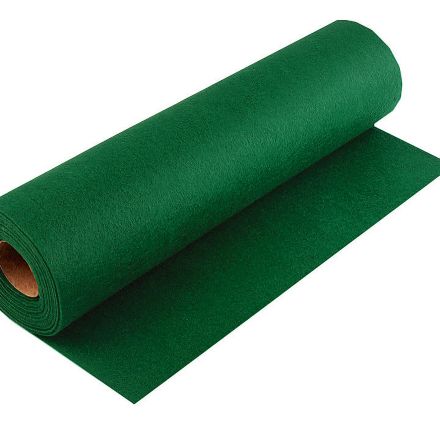 Galanterie: Filc / plsť tloušťka 2 mm (1m) - zelená 
