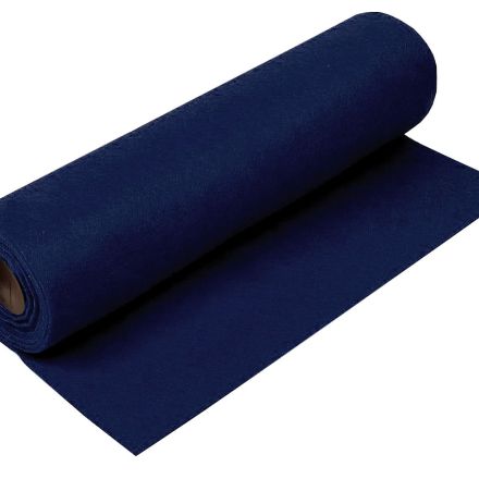 Galanterie: Filc / plsť tloušťka 2 mm (1m) - modrá tmavá