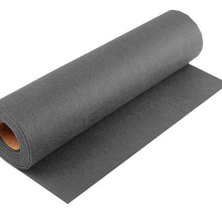 Galanterie: Filc / plsť tloušťka 2 mm (1m) - šedá tmavá