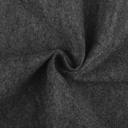 Galanterie: Filc / plsť tloušťka 1,4 mm (1m) - šedá melír