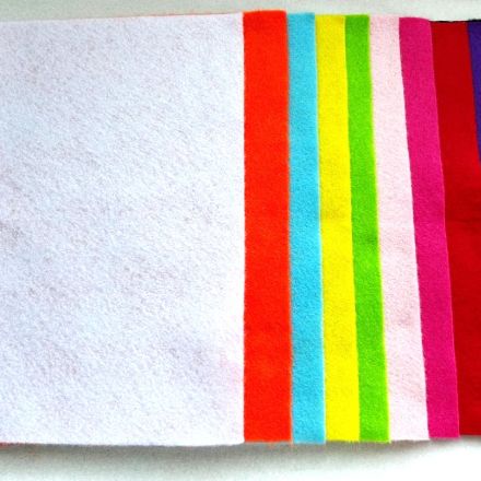 Galanterie: Sada filců / plstí 22x30 cm (10ks) - mix