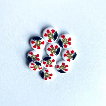 Galanterie: Plastový knoflík 15 mm (1ks) 